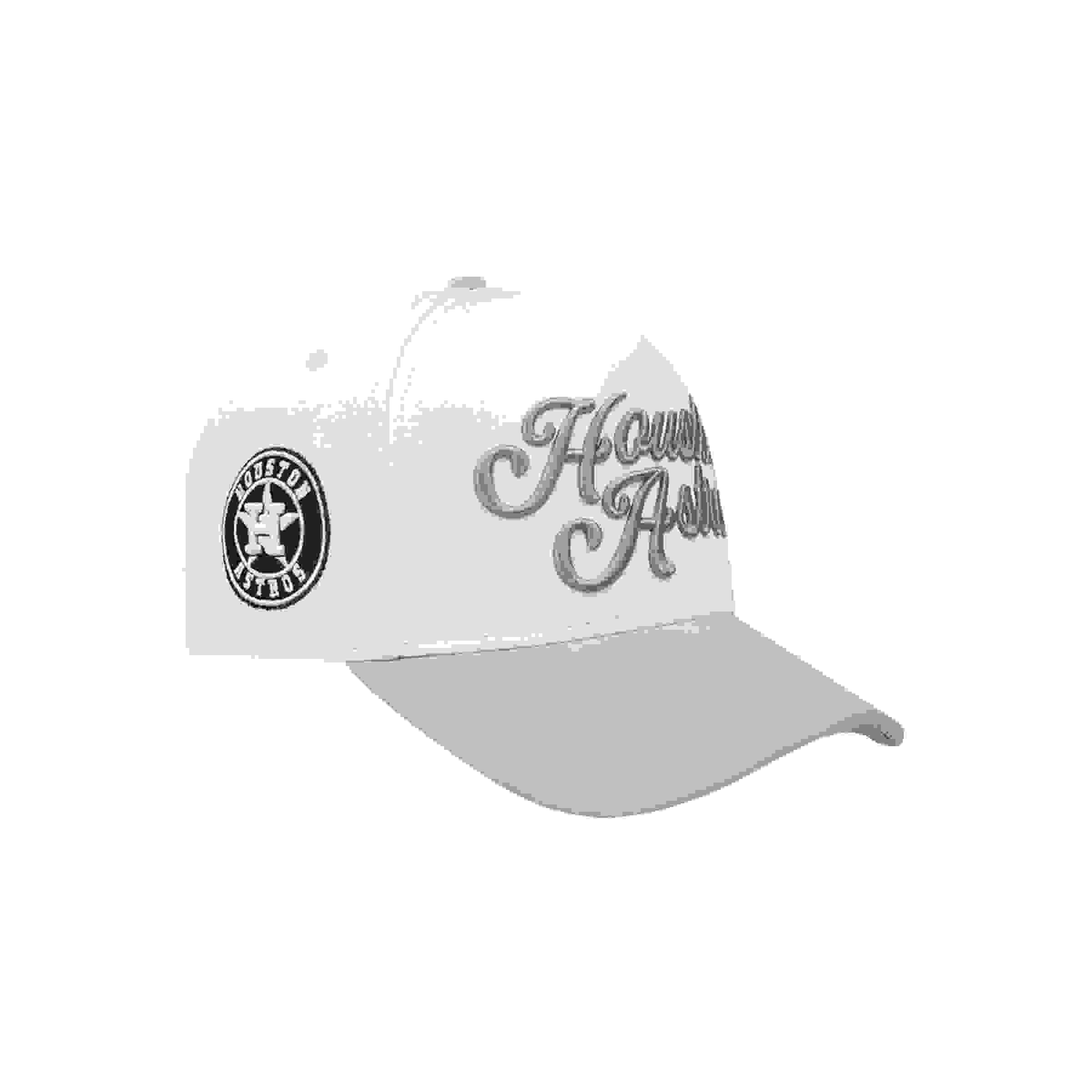 Pro Standard Houston Astros White Cement White/Grey Adjustable Hat